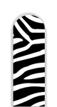Glass Nail File: Zebra Print