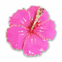 Load image into Gallery viewer, SP-010 Hibiscus Sparkle Rhinestone Badge Holder
