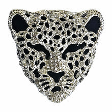 Load image into Gallery viewer, SP-011 Leopard Sparkle Rhinestone Badge Holder
