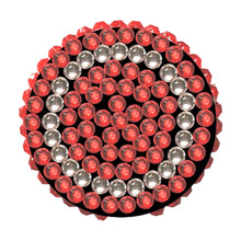 Load image into Gallery viewer, BH-101 Red Rhinestone Badge Holder - Pack of 3
