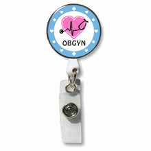 Load image into Gallery viewer, PM-1049 OBGYN Photo Metal Badge Holder - Pack of 3
