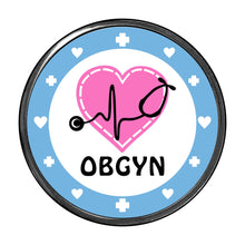 Load image into Gallery viewer, PM-1049 OBGYN Photo Metal Badge Holder - Pack of 3
