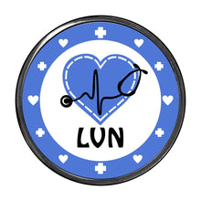 Load image into Gallery viewer, PM-1054 LVN Photo Metal Badge Holder - Pack of 3
