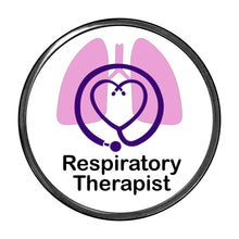 Load image into Gallery viewer, PM-1083 Respiratory Therapist Photo Metal Badge Holder - Pack of 3
