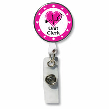 Load image into Gallery viewer, PM-1088 Unit Clerk Photo Metal Badge Holder - Pack of 3
