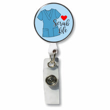 Load image into Gallery viewer, PM-1091 Scrub Life Photo Metal Badge Holder - Pack of 3
