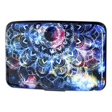 Load image into Gallery viewer, AW10C Blue Graphic Aluminum Wallets
