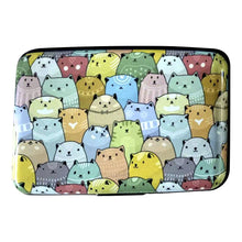 Load image into Gallery viewer, AW11B Cats Aluminum Wallets
