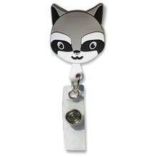 Load image into Gallery viewer, BH-122 Raccoon 3D Rubber Badge Holder - Pack of 3
