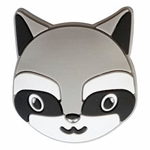 Load image into Gallery viewer, BH-122 Raccoon 3D Rubber Badge Holder - Pack of 3
