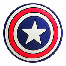 Load image into Gallery viewer, BH-124 Patriotic Star 3D Rubber Badge Holder - Pack of 3
