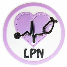 Load image into Gallery viewer, BH-127 LPN 3D Rubber Badge Holder - Pack of 3
