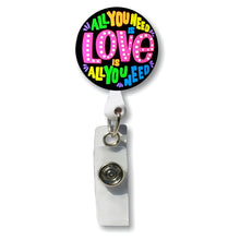 Load image into Gallery viewer, BH-136 Love 3D Rubber Badge Holder - Pack of 3
