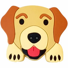 Load image into Gallery viewer, BH-138 Yellow Dog 3D Rubber Badge Holder - Pack of 3
