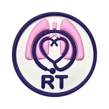 Load image into Gallery viewer, BH-140 Respiratory Therapist 3D Rubber Badge Holder - Pack of 3
