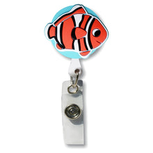 Load image into Gallery viewer, BH-145 Fish 3D Rubber Badge Holder - Pack of 3
