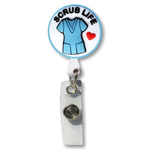 Load image into Gallery viewer, BH-147 Scrub Life 3D Rubber Badge Holder - Pack of 3

