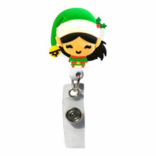 Load image into Gallery viewer, BH-148 Elf 3D Rubber Badge Holder - Pack of 3
