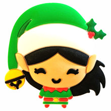 Load image into Gallery viewer, BH-148 Elf 3D Rubber Badge Holder - Pack of 3
