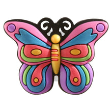 Load image into Gallery viewer, BH-014 Butterfly 3D Rubber Badge Holder - Pack of 3
