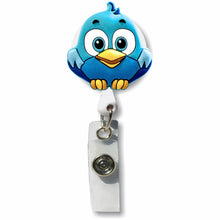 Load image into Gallery viewer, BH-150 Blue Bird 3D Rubber Badge Holder - Pack of 3
