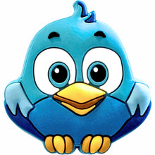 Load image into Gallery viewer, BH-150 Blue Bird 3D Rubber Badge Holder - Pack of 3
