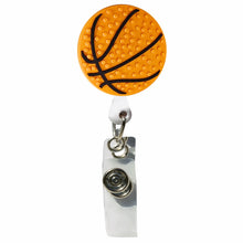 Load image into Gallery viewer, BH-156 Basketball 3D Rubber Badge Holder - Pack of 3
