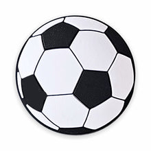 Load image into Gallery viewer, BH-157 Soccer Ball 3D Rubber Badge Holder - Pack of 3
