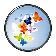 Load image into Gallery viewer, PM-297 Butterflies Photo Metal Badge Holder - Pack of 3
