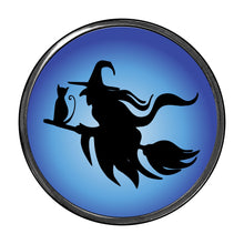 Load image into Gallery viewer, PM-3012 Witch Photo Metal Badge Holder - Pack of 3
