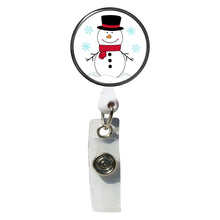 Load image into Gallery viewer, PM-3016 Snowman Photo Metal Badge Holder - Pack of 3

