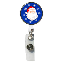 Load image into Gallery viewer, PM-3017 Santa Photo Metal Badge Holder - Pack of 3
