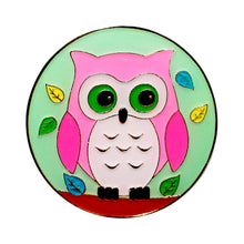 Load image into Gallery viewer, BH-404 Enamel Owl Badge Holder - Pack of 3
