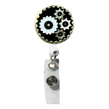 Load image into Gallery viewer, BH-406 Enamel Gears Badge Holder - Pack of 3
