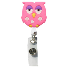Load image into Gallery viewer, BH-045 Owl 3D Rubber Badge Holder - Pack of 3
