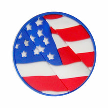 Load image into Gallery viewer, BH-046 Flag 3D Rubber Badge Holder - Pack of 3
