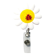 Load image into Gallery viewer, BH-047 Daisy 3D Rubber Badge Holder - Pack of 3
