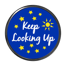 Load image into Gallery viewer, PM-504 Keep Looking Up Photo Metal Badge Holders - Pack of 3
