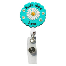 Load image into Gallery viewer, BH-052 Faith Rubber 3D Badge Holder - Pack of 3
