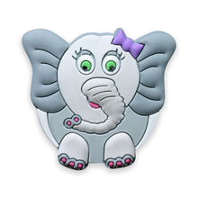 Load image into Gallery viewer, BH-058 Elephant 3D Rubber Badge Holder - Pack of 3
