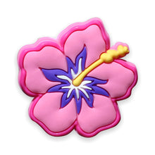 Load image into Gallery viewer, BH-062 Hibiscus 3D Rubber Badge Holder - Pack of 3
