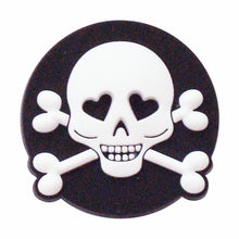 Load image into Gallery viewer, BH-064 Skull 3D Rubber Badge Holder - Pack of 3
