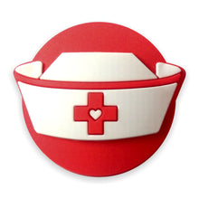 Load image into Gallery viewer, BH-072 Nurse Hat 3D Rubber Badge Holder - Pack of 3
