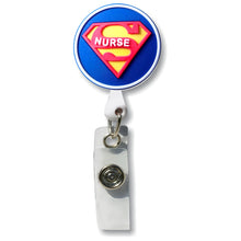 Load image into Gallery viewer, BH-074 Super Nurse 3D Rubber Badge Holder - Pack of 3
