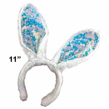 Load image into Gallery viewer, 768405 Sequin Bunny Headbands
