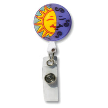 Load image into Gallery viewer, BH-077 Sun &amp; Moon 3D Rubber Badge Holder - Pack of 3
