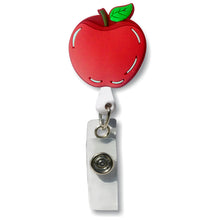 Load image into Gallery viewer, BH-078 Apple 3D Rubber Badge Holder - Pack of 3

