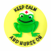 Load image into Gallery viewer, BH-079 Nurse Frog 3D Rubber Badge Holder - Pack of 3
