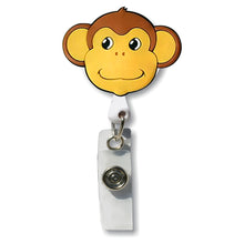 Load image into Gallery viewer, BH-088 Monkey 3D Rubber Badge Holder - Pack of 3
