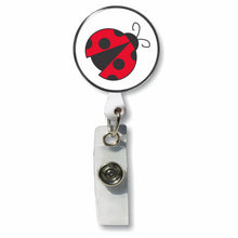 Load image into Gallery viewer, PM-891 Ladybug Photo Metal Badge Holder - Pack of 3
